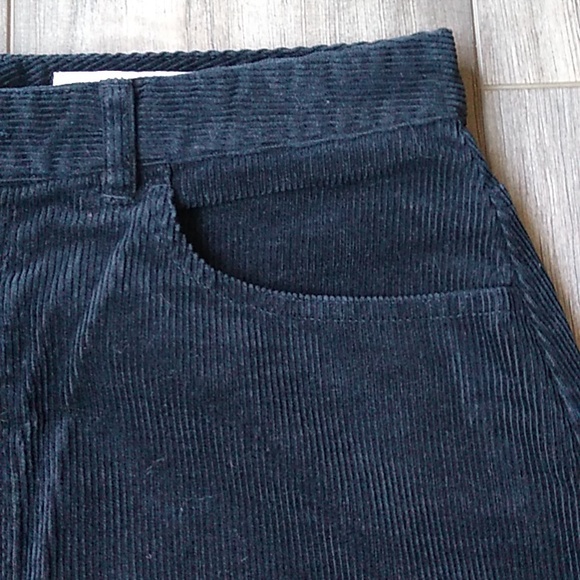 Eddie Bauer black corduroy midi skirt size 8 - Picture 2 of 12